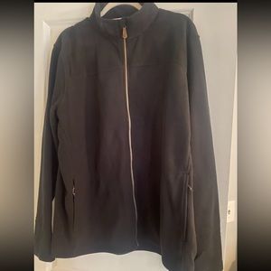 NWOT Sherpa Adventure Gear Black Womens Zip Up Fleece Sweatshirt/Jacket XL